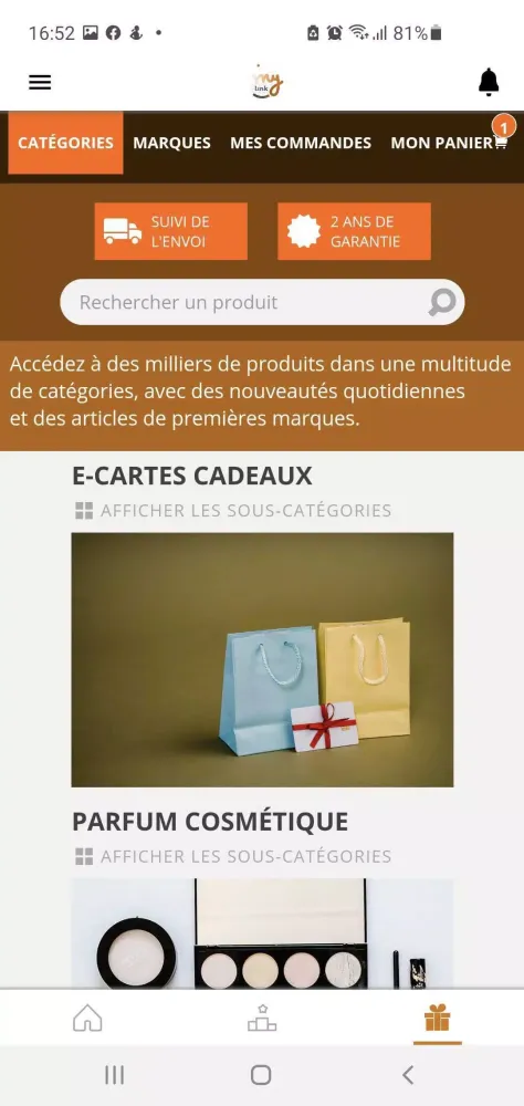 Capturas de tela do MyLink by Newrest
