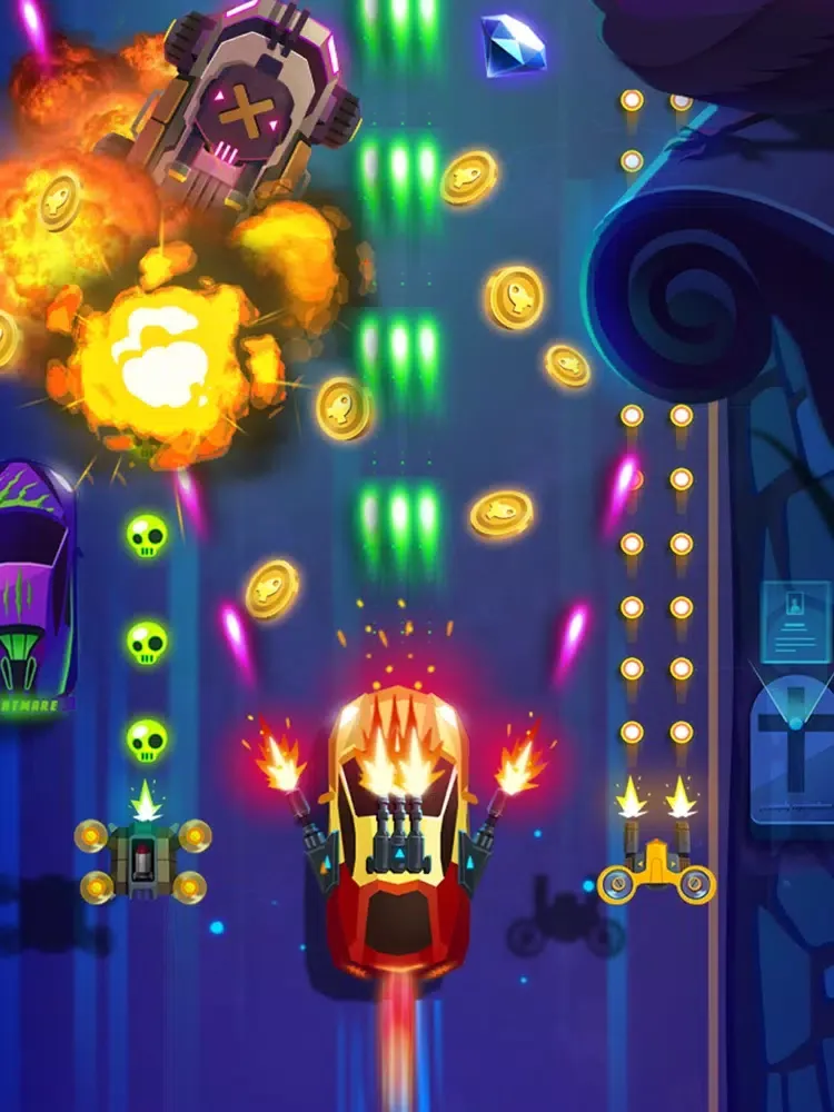 Capturas de pantalla de Road Rampage: Cars Games Fight iPad 