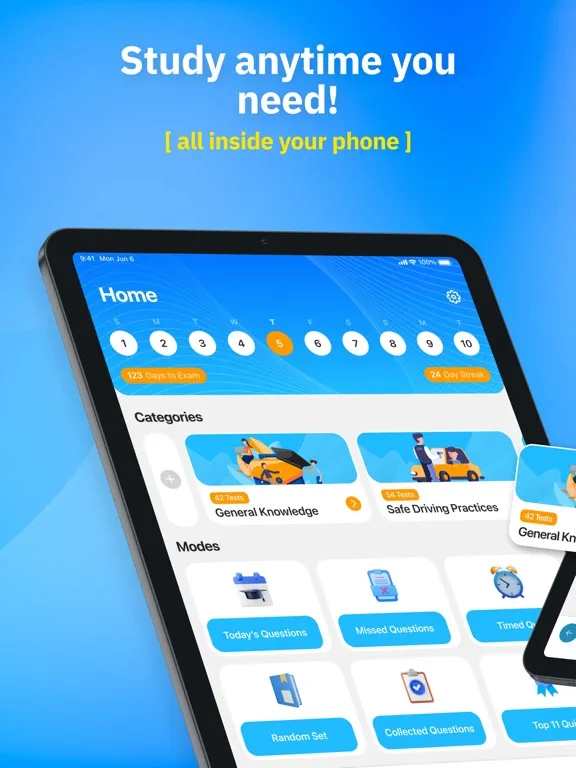 Zrzuty ekranu CDL Prep Practice Test 2025ㅤ iPad 