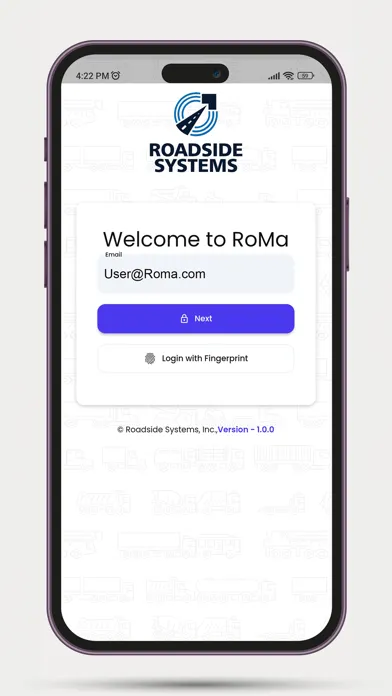 Capturas de tela do RoMa GPS Fleet