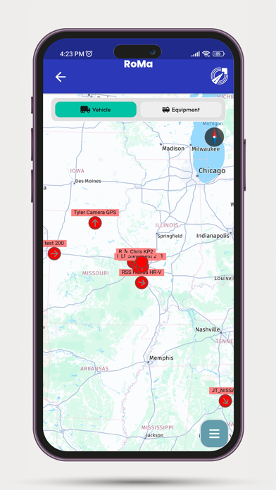 Скриншоты RoMa GPS Fleet