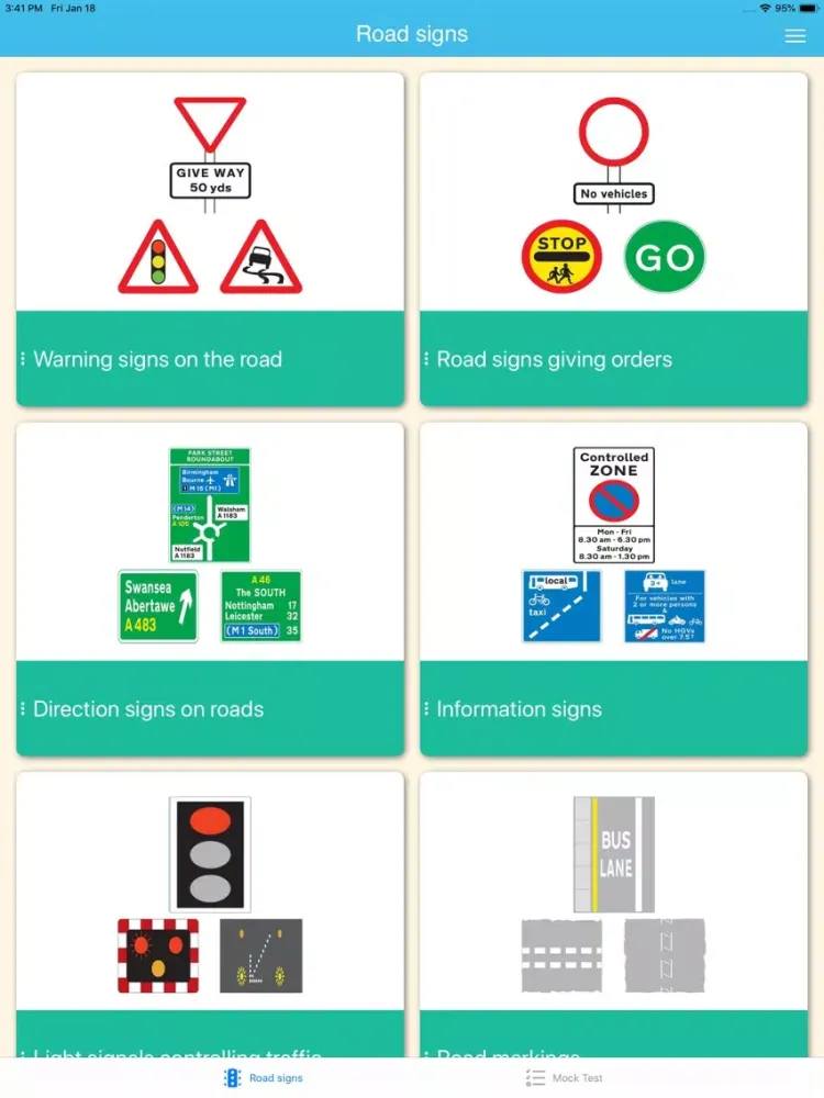 Screenshot di driving theory mock test 2020 iPad 