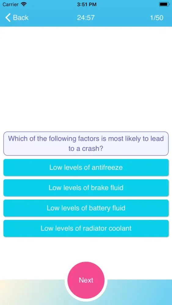 Screenshot di driving theory mock test 2020