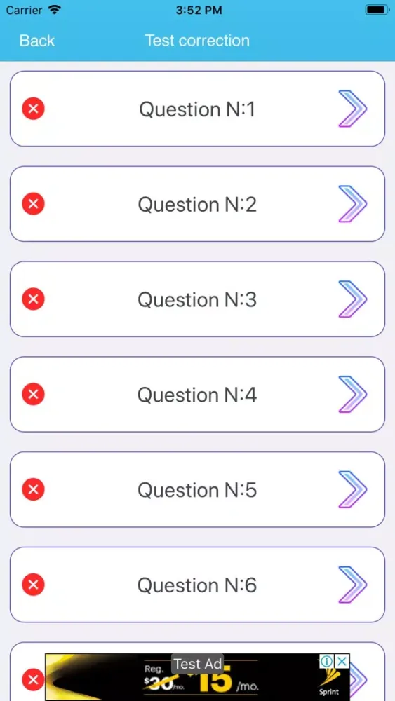 Screenshot di driving theory mock test 2020