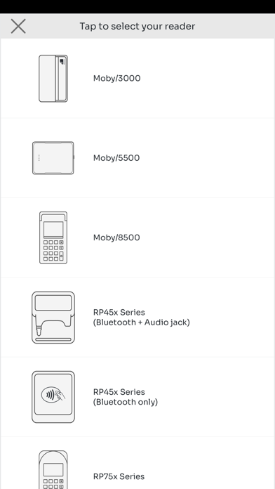 ROAMpay™ X5 Screenshots