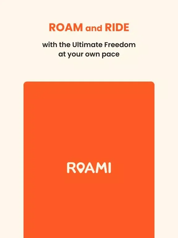 Roami - Ride like a local iPad  স্ক্রিনশট