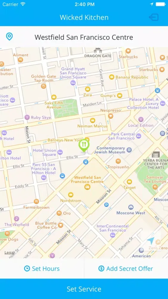 Tangkapan layar RH Vendor