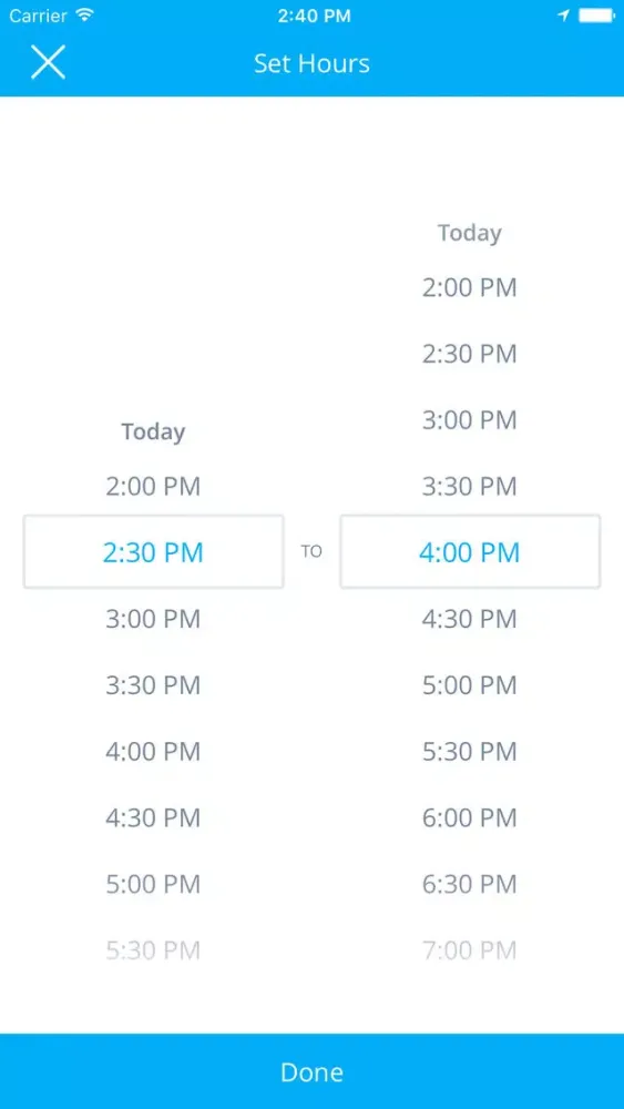 Tangkapan layar RH Vendor