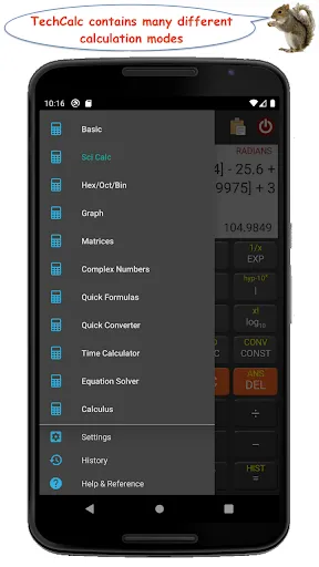 TechCalc Scientific Calculator Screenshots