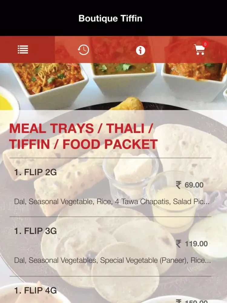 Boutique Tiffin iPad  スクリーンショット