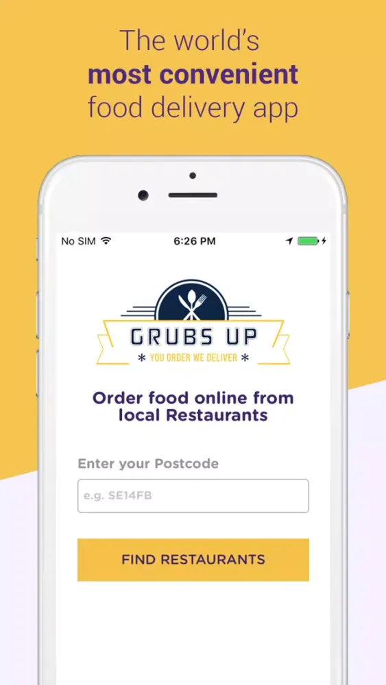 Ảnh chụp màn hình của GRUBS UP