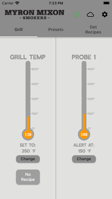 Capturas de pantalla de Myron Mixon Grill App
