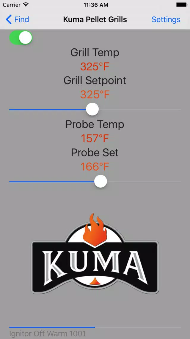 ภาพหน้าจอของ Kuma Pellet Grills