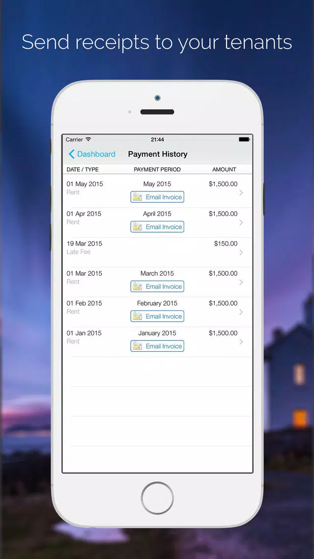 Captures d'écran de Landlord Property Buddy