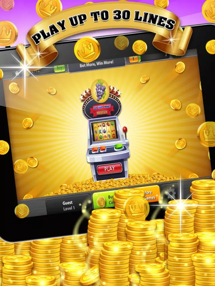 Fun Fruit Frenzy Slots : Free 777 Slot Machine Game with Big Hit Jackpot iPad  سکرین شاٹس