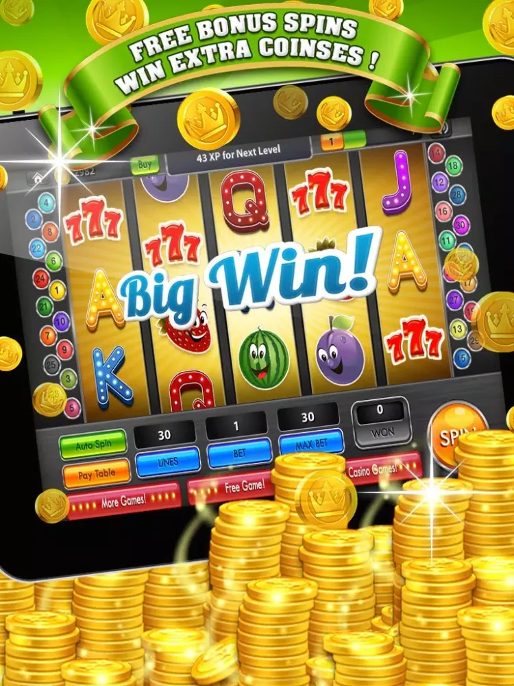 Fun Fruit Frenzy Slots : Free 777 Slot Machine Game with Big Hit Jackpot iPad  سکرین شاٹس