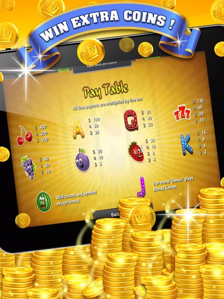 Fun Fruit Frenzy Slots : Free 777 Slot Machine Game with Big Hit Jackpot iPad  سکرین شاٹس