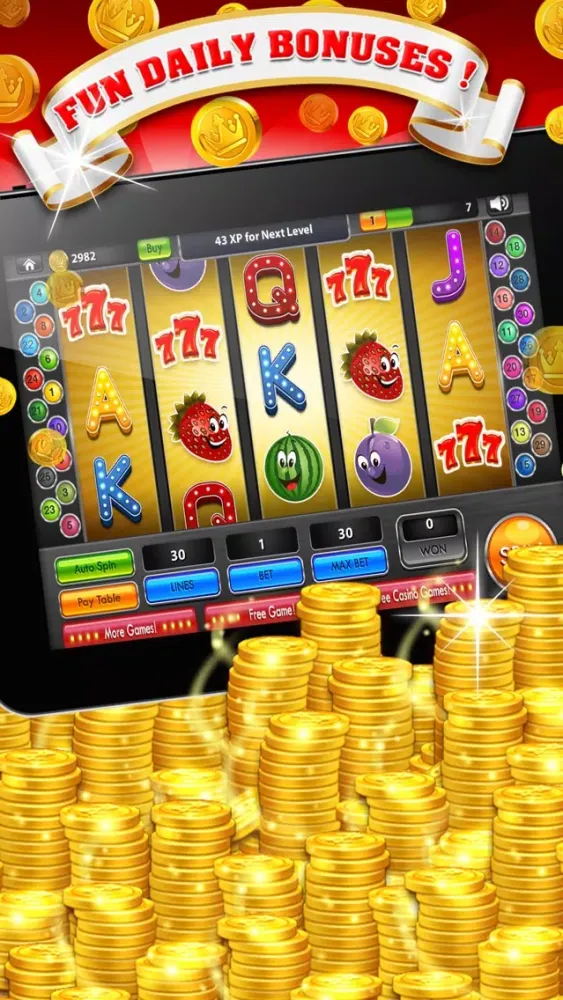 Fun Fruit Frenzy Slots : Free 777 Slot Machine Game with Big Hit Jackpot سکرین شاٹس