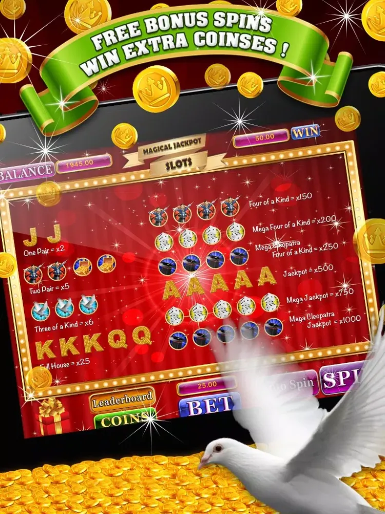 Zrzuty ekranu Magical Jackpot Slots : Win Big with Vegas Casino Slot Machine Game iPad 