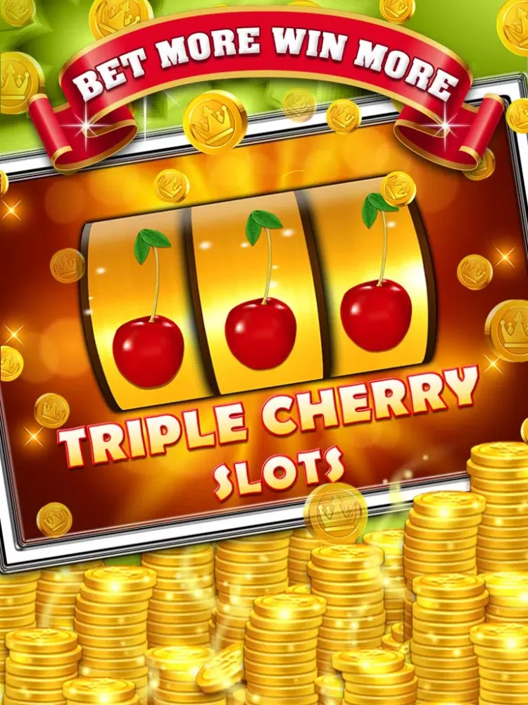 Triple Cherry Slots : Free 777 Slot Machine Game with Big Hit Jackpot iPad 應用截圖