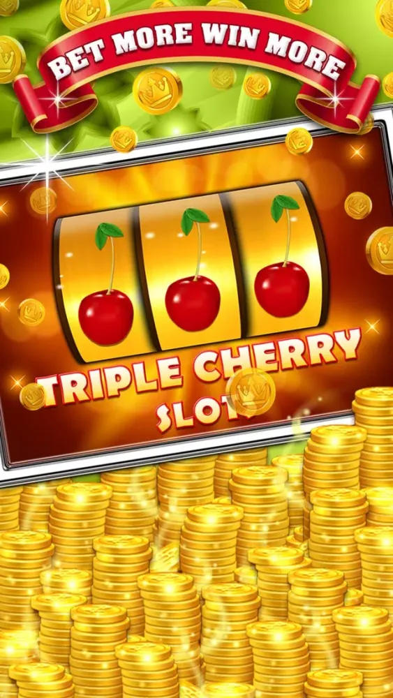 Triple Cherry Slots : Free 777 Slot Machine Game with Big Hit Jackpot應用截圖