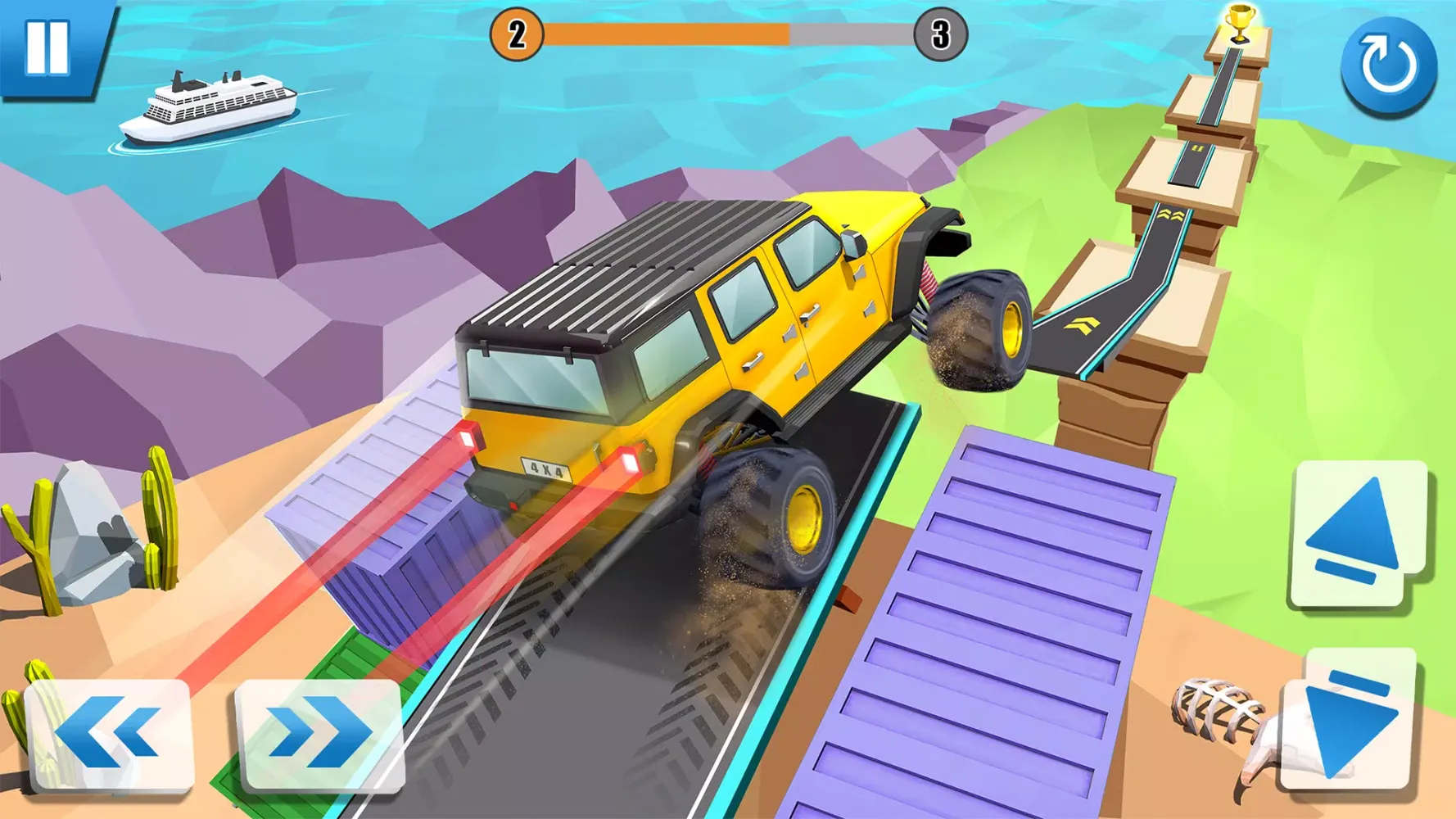 Captures d'écran de Extreme Car Stunt Game