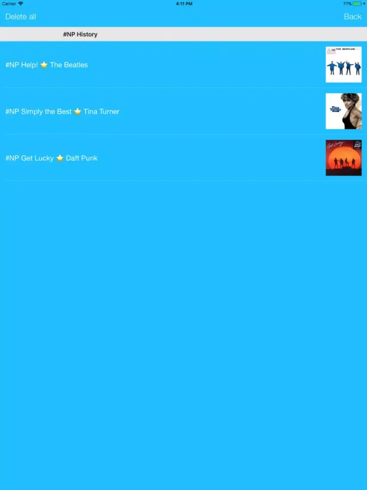 Скриншоты NPTweet iPad 