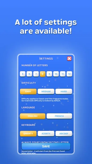 Capturas de tela do Play Motus - Fun Letter Game