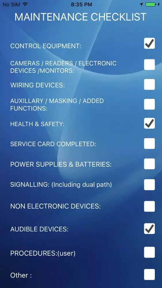Скриншоты Service Docket