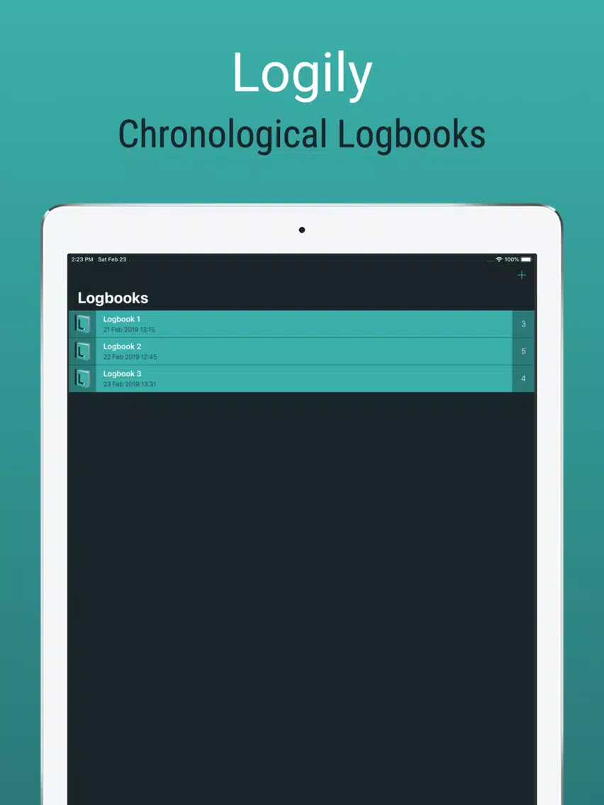 Logily iPad 應用截圖