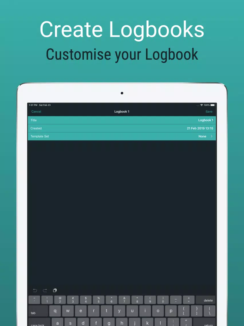 Logily iPad 應用截圖