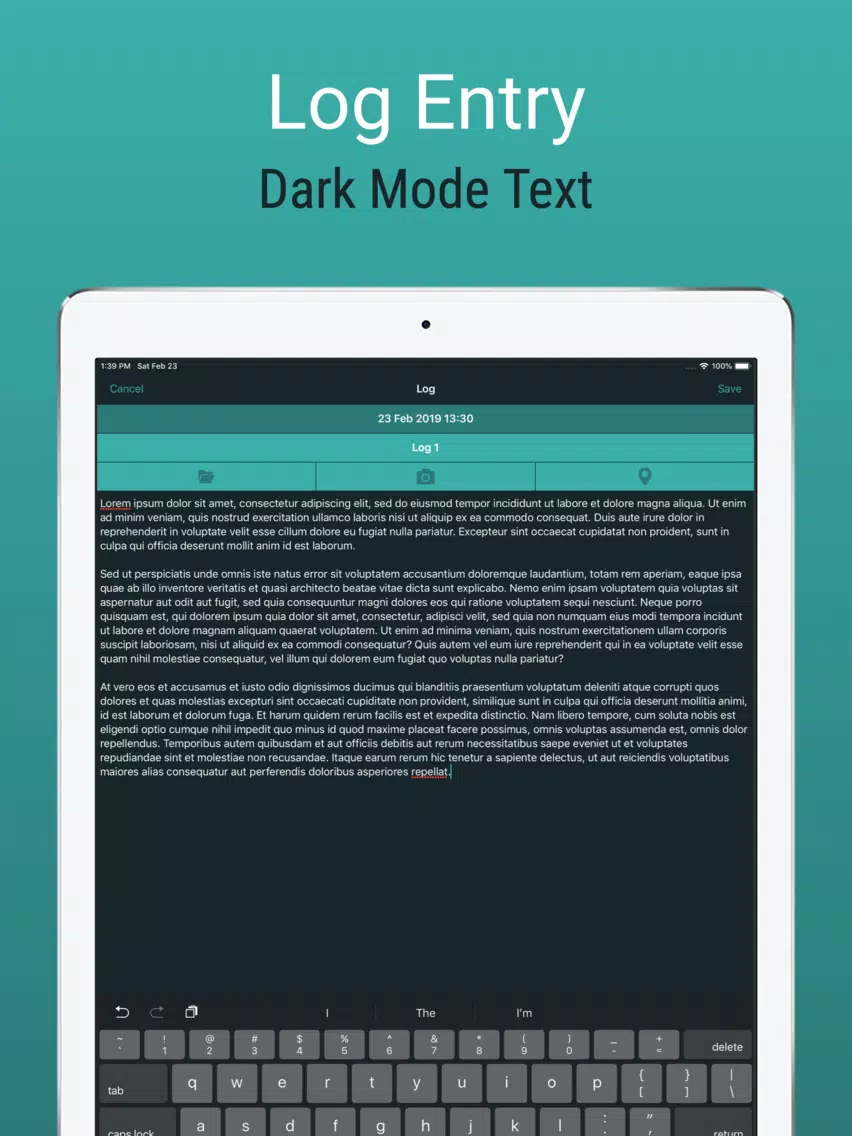 Logily iPad 應用截圖