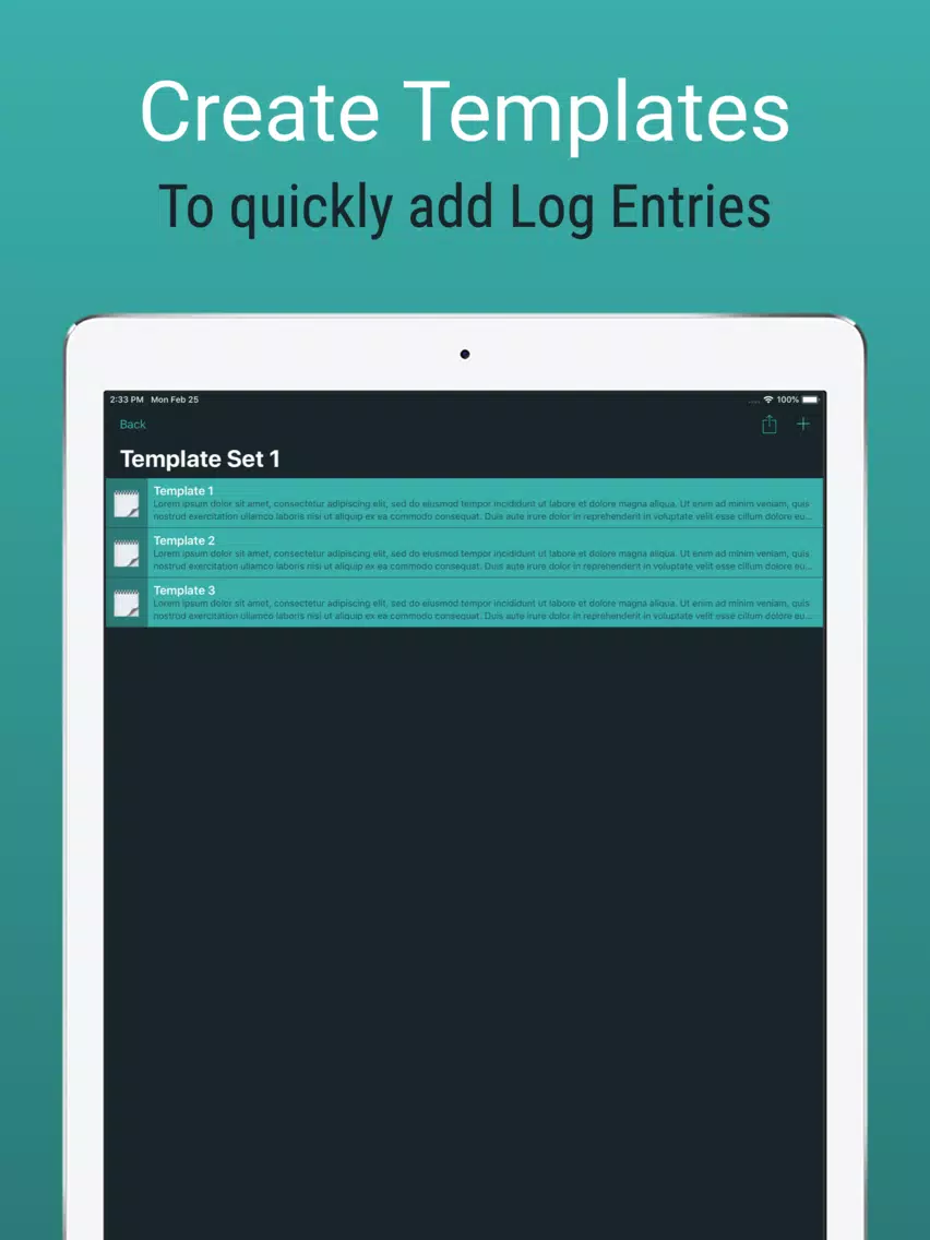Logily iPad 應用截圖