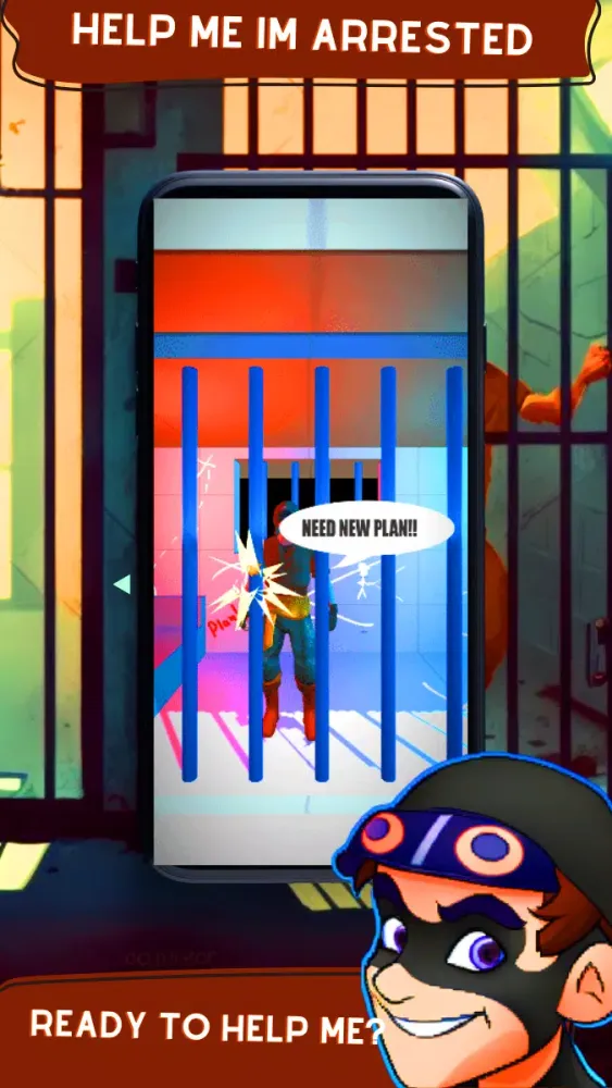 Capturas de tela do Bob theif robbery escape