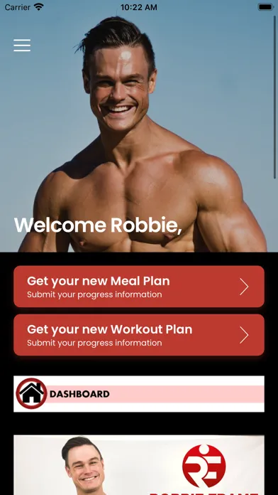 Robbie Frame Fitness سکرین شاٹس