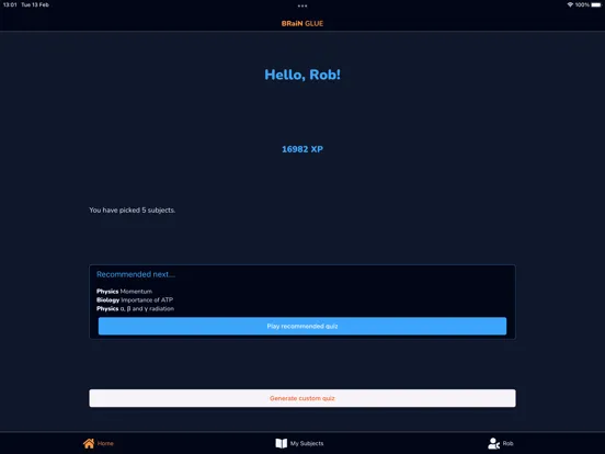 Brain Glue - GCSE & A Level iPad  Screenshots