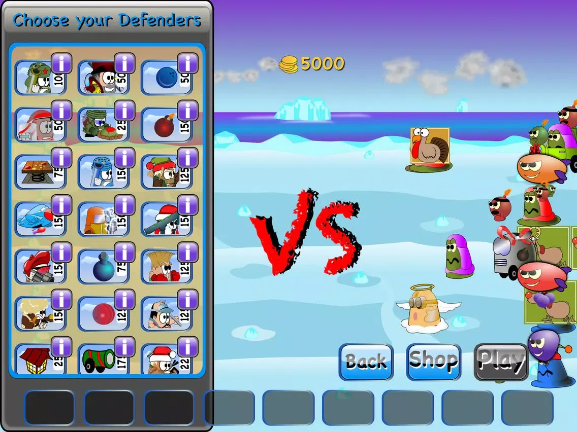 Скриншоты Tiny Defenders Vs Slimes Holiday iPad 