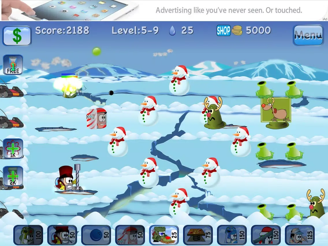 Скриншоты Tiny Defenders Vs Slimes Holiday iPad 