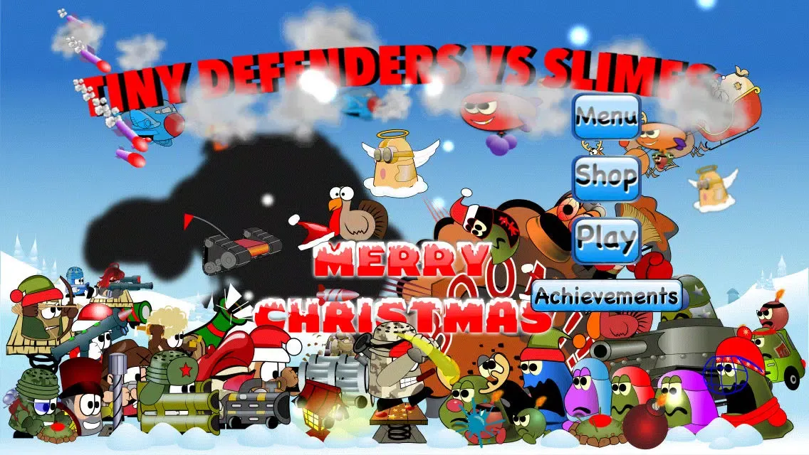 Скриншоты Tiny Defenders Vs Slimes Holiday
