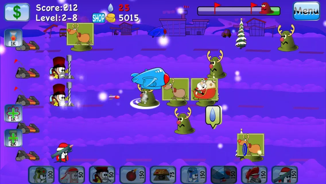 Скриншоты Tiny Defenders Vs Slimes Holiday