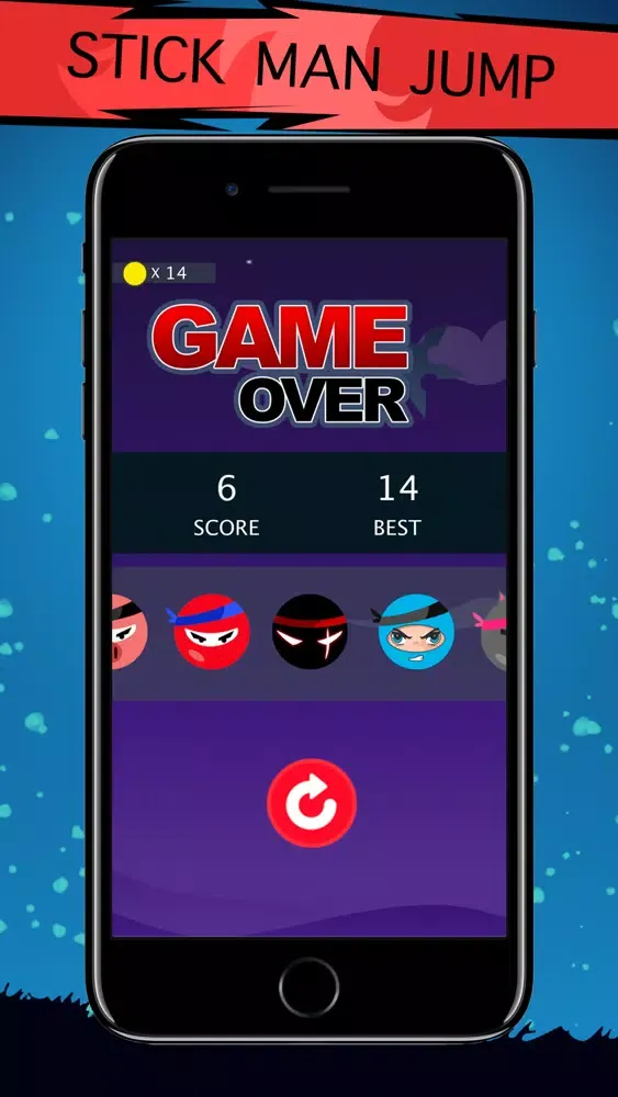 Скриншоты Ninja Stickman dash