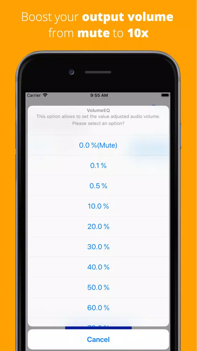 Captures d'écran de Volume EQ: Music Booster ๏