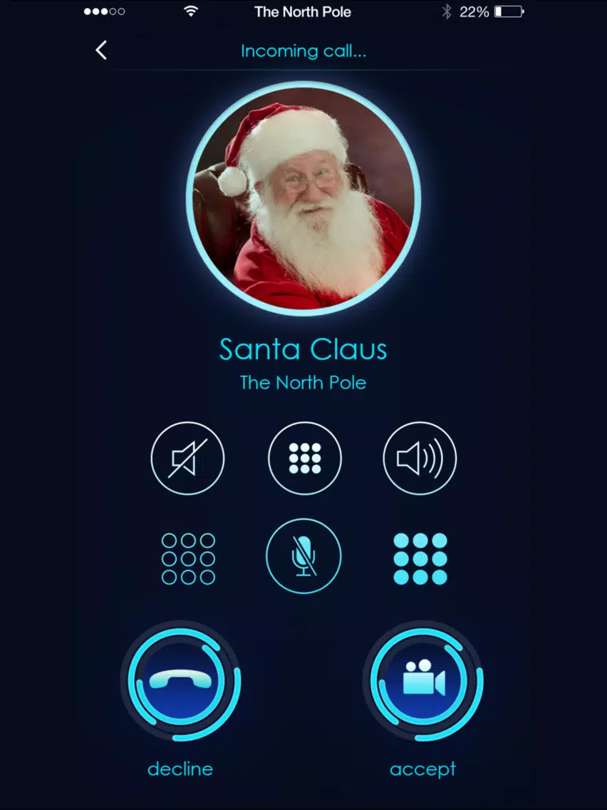 Screenshot di Fake Call For Santa Claus iPad 