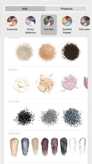 Tangkapan layar Prêt à Makeup