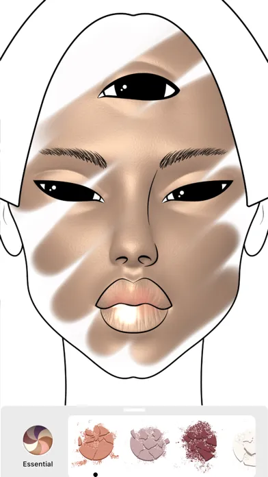 Tangkapan layar Prêt à Makeup