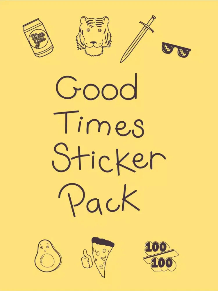Good Times Sticker Pack iPad  Ekran Görüntüleri