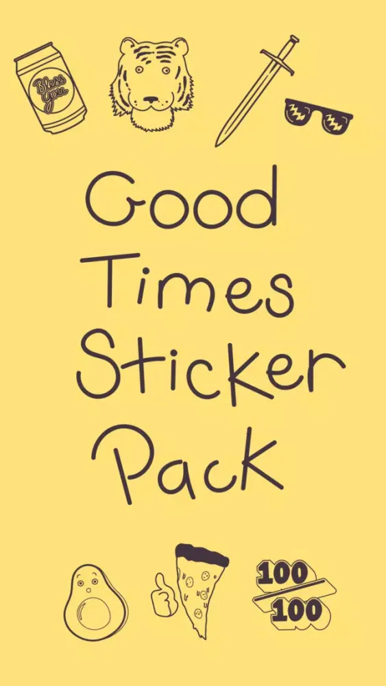Good Times Sticker Pack Ekran Görüntüleri
