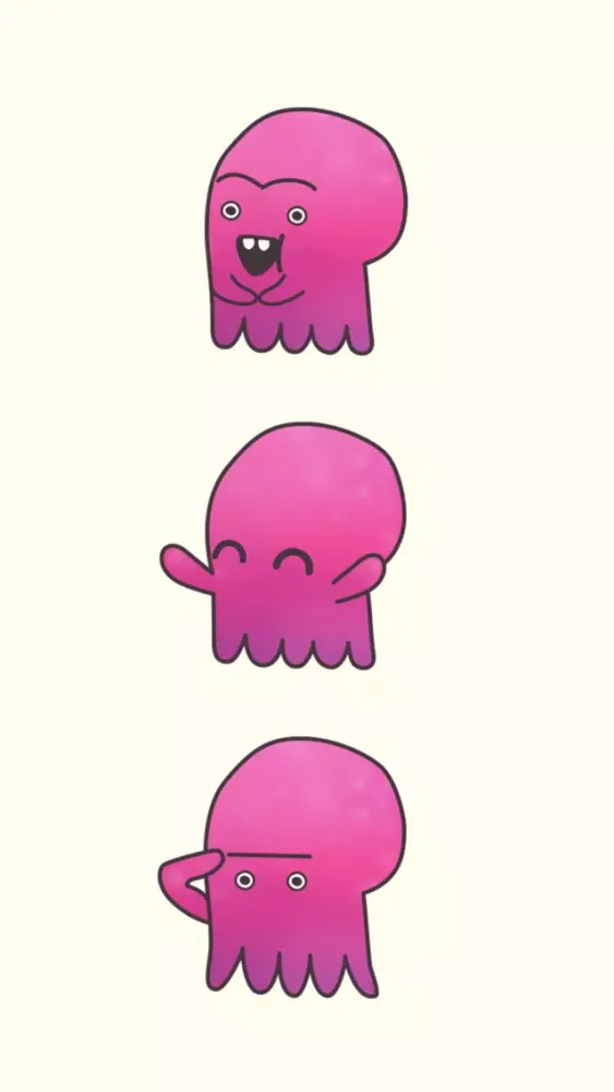 Tako the Octopus Sticker Pack स्क्रीनशॉट