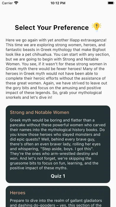 Greek Myths - Women + Heroes স্ক্রিনশট