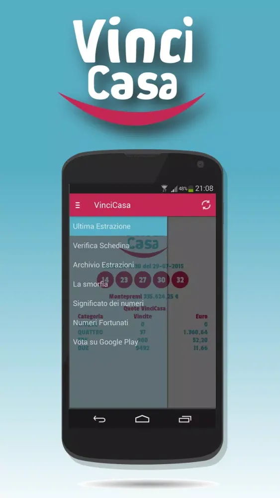 Estrazioni di VinciCasa Screenshots